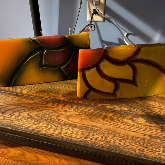 Large handmade candles (6x13) - Picture 2 of 2